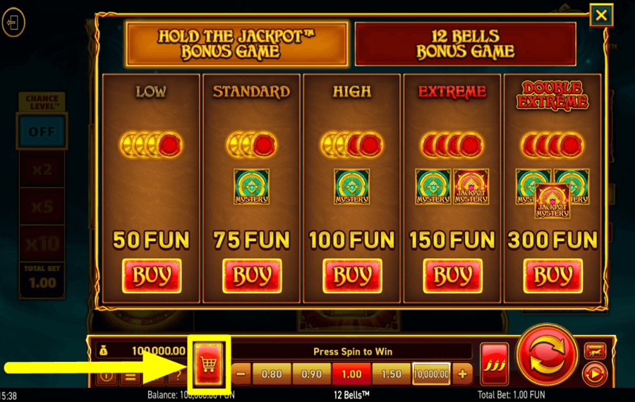 12 Bells ПРИОБРЕТАЙТЕ БОНУСНЫЕ ИГРЫ.