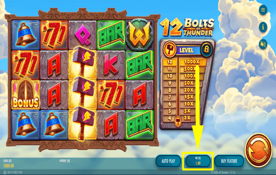 12 Bolts of Thunder PIAZZA LA PUNTATA TOTALE.