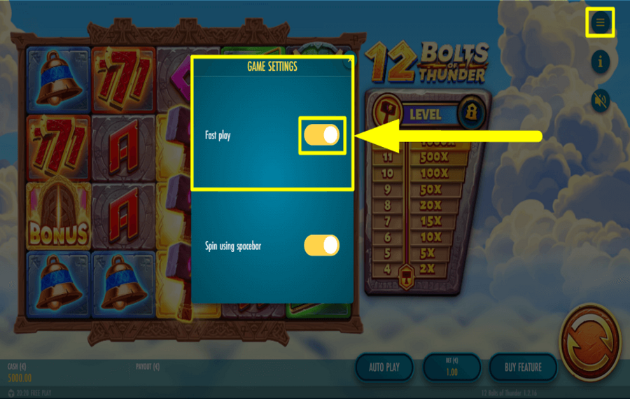 12 Bolts of Thunder AFFIDATI AI GIRI VELOCI.