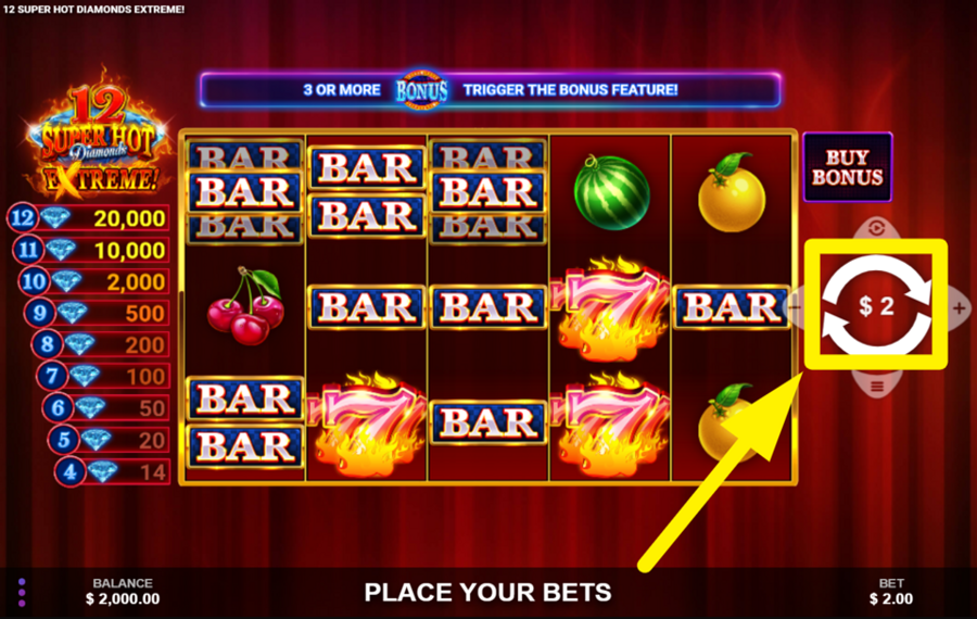 12 Super Hot Diamonds Extreme REJOIGNEZ LE SPINNING.