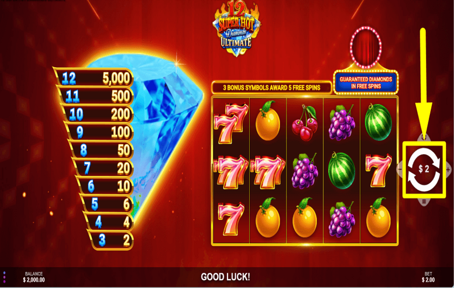 12 Super Hot Diamonds Ultimate DAR UNA VUELTA.