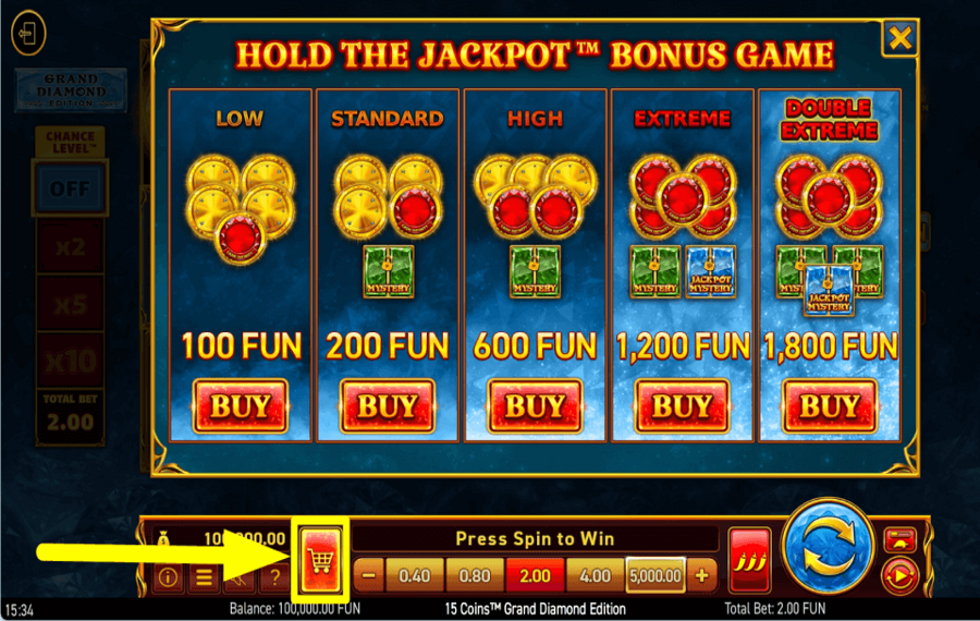 15 Coins Grand Diamond Edition ПОЛУЧАЙТЕ БОНУСЫ.