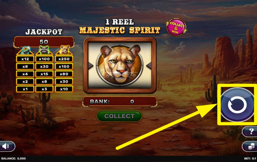 1 Reel Majestic Spirit ENTREZ DANS L'ACTION !