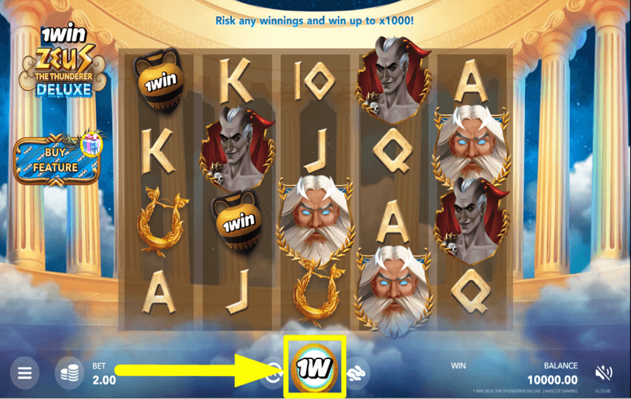 1Win Zeus the Thunderer Deluxe DREHEN, UM ZU GEWINNEN.