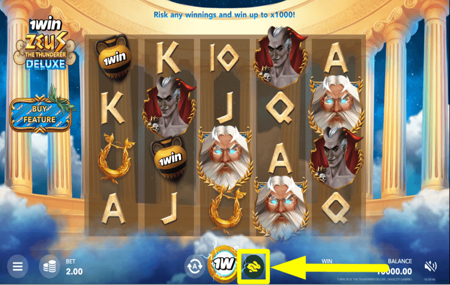 1Win Zeus the Thunderer Deluxe BESCHLEUNIGEN SIE DIE KURVEN.