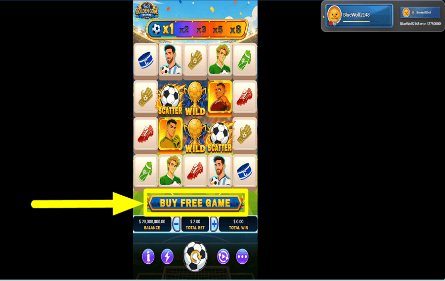 2026 Golden Goal Rush SEIZE EXTRA TURNS.