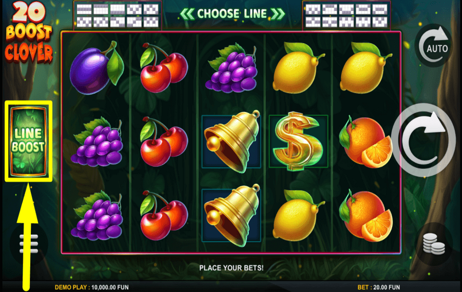 20 Boost Clover ПРИМЕНИТЕ LINE BOOST.