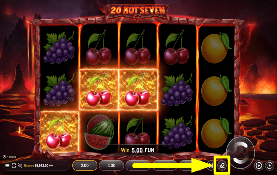 20 Hot Seven HAI IL CORAGGIO DI GIOCARE?