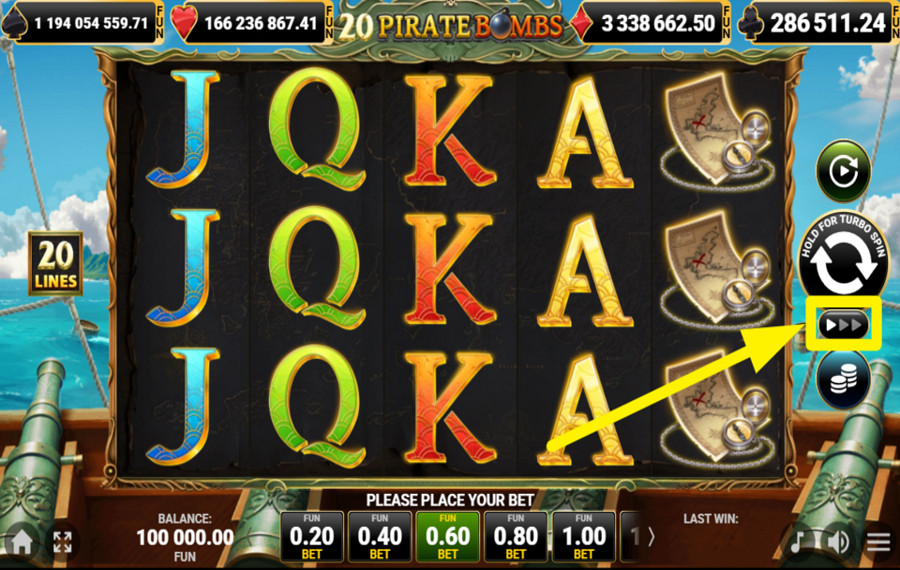 20 Pirate Bombs УСКОРЬТЕ ВРАЩЕНИЕ.