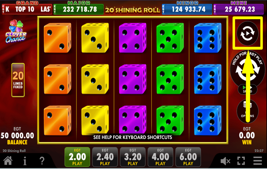 20 Shining Roll Clover Chance AUTOPLAY AKTIVIEREN.