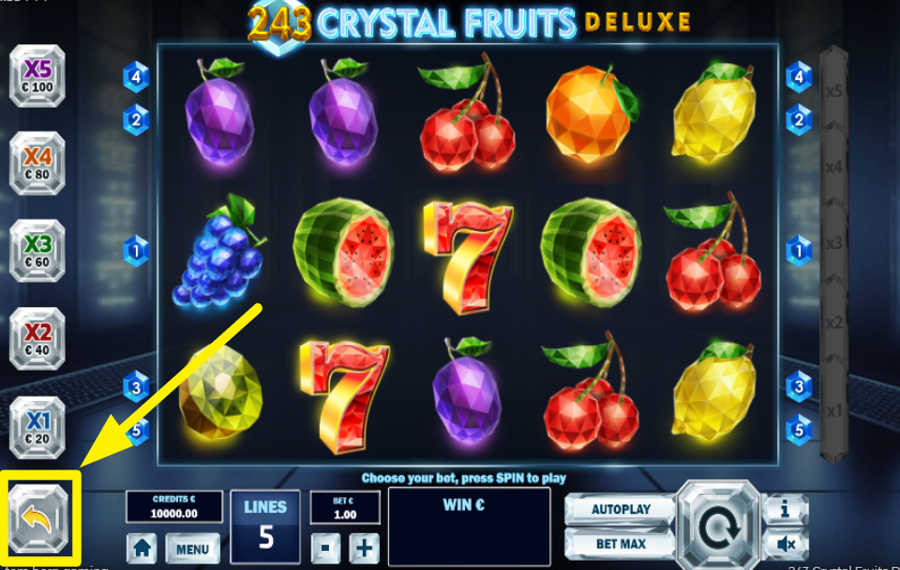 243 Crystal Fruits Deluxe ALLUMEZ "QUICKX".