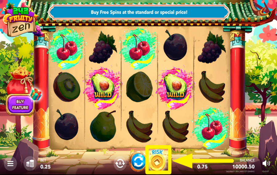 243 Fruity Zen ИСПЫТАЙТЕ СВОЮ УДАЧУ!