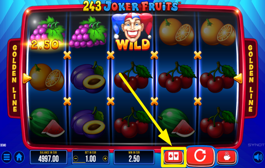 243 Joker Fruits MISE EN JEU DE VOTRE GAGNANT.