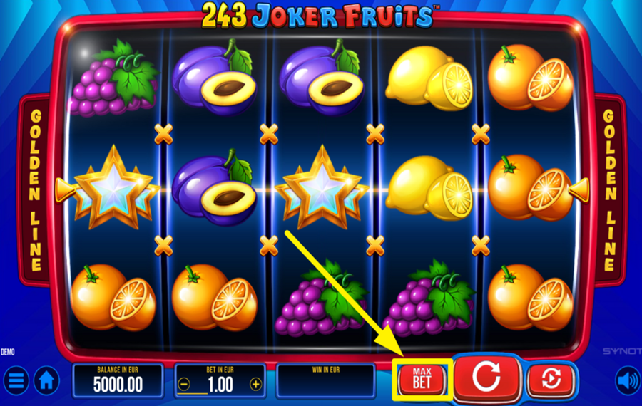 243 Joker Fruits SÉLECTIONNEZ LA MEILLEURE OPTION DE PARI.