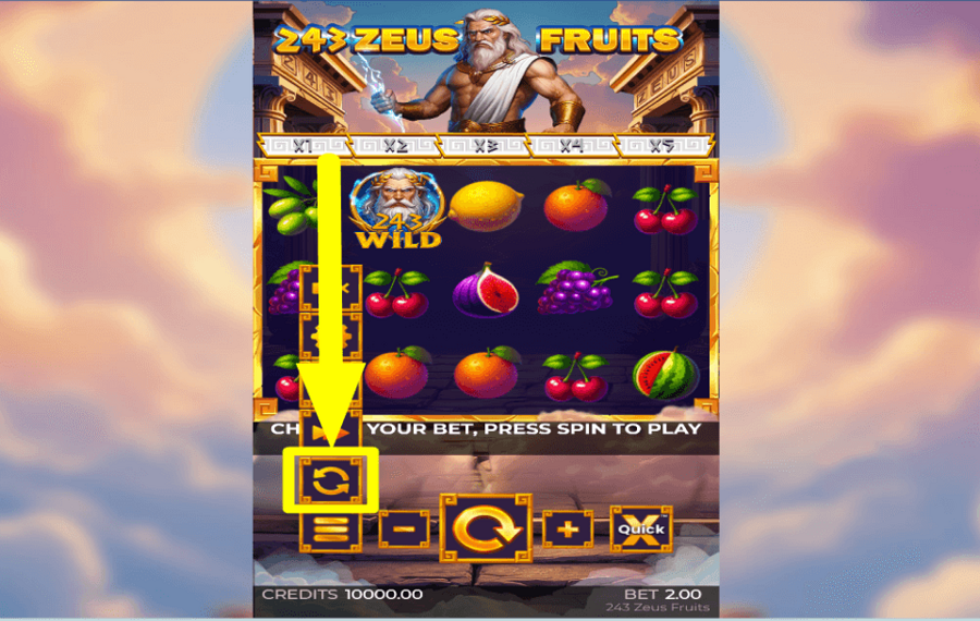 243 Zeus Fruits ERWÄGEN SIE DIE AUTOPLAY-AKTIVIERUNG.
