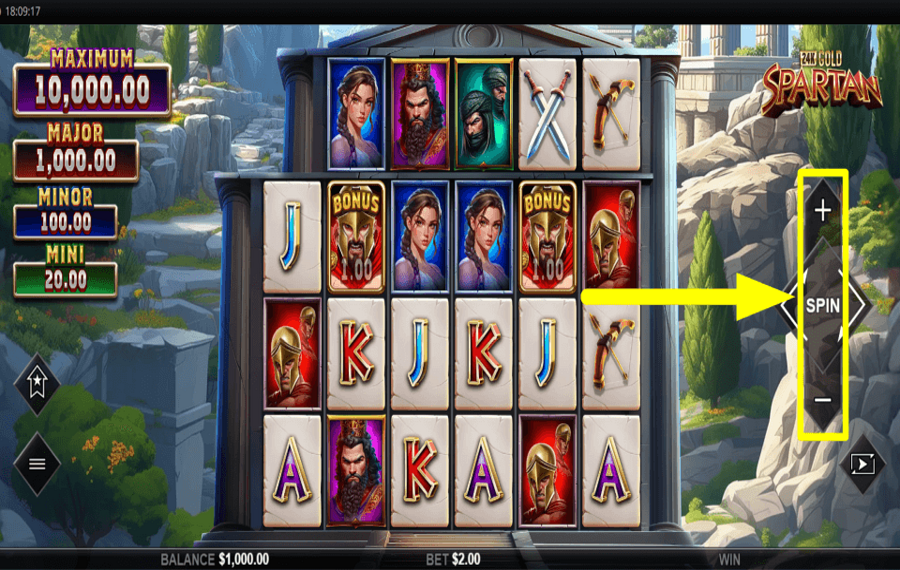 24K Gold Spartan WÄHLEN SIE IHREN EINSATZ.