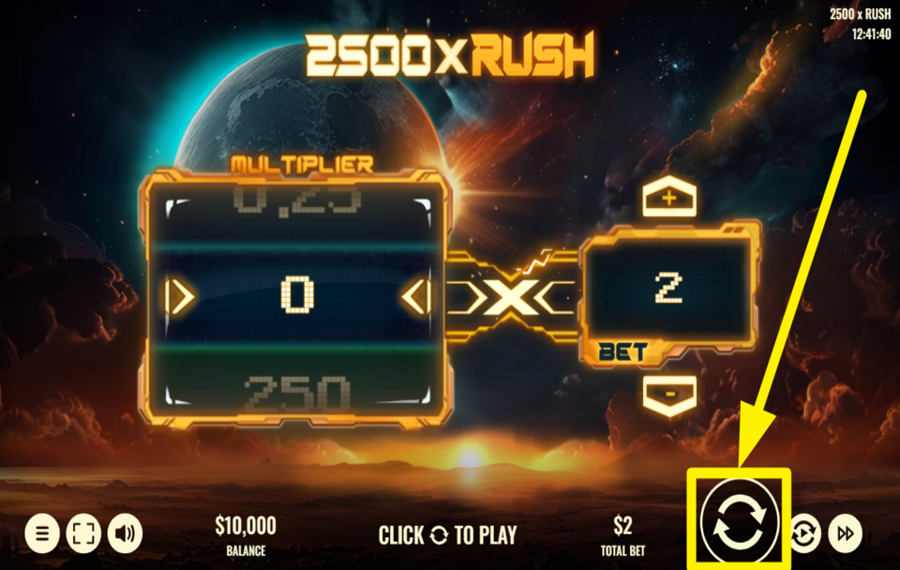 2500 x Rush TOURNEZ POUR GAGNER !