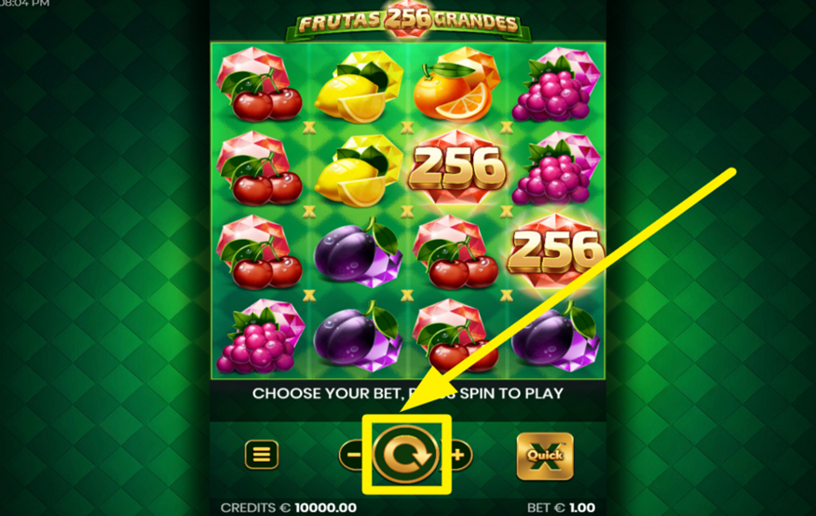 256 Frutas Grandes НАЧНИТЕ СВОЮ ИГРУ!