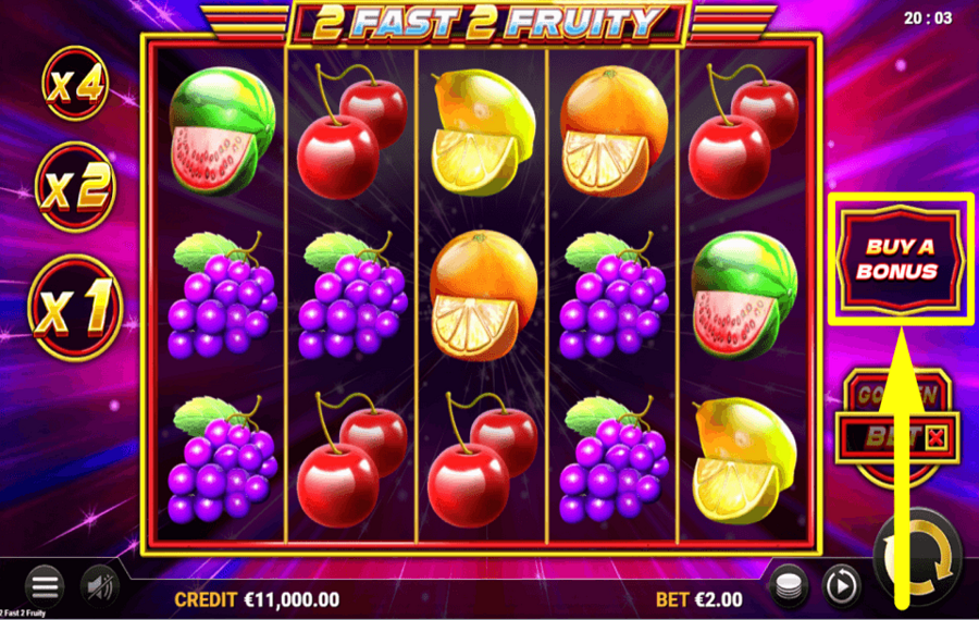 2 Fast 2 Fruity ACQUIRE FREE SPINS.
