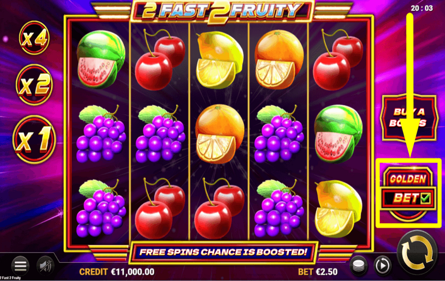 2 Fast 2 Fruity APPLY GOLDEN BET.