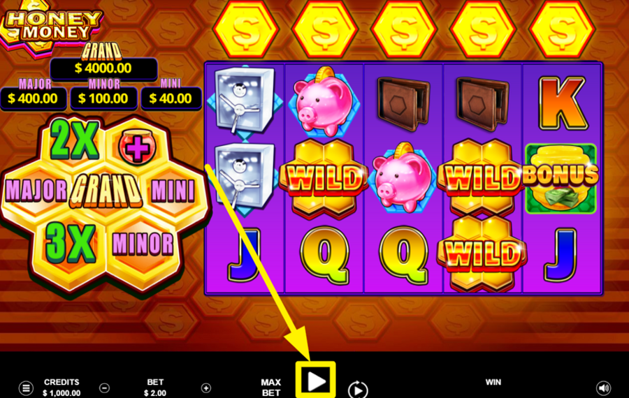 2By2 Gaming Honey Money FAI GIRARE I RULLI.