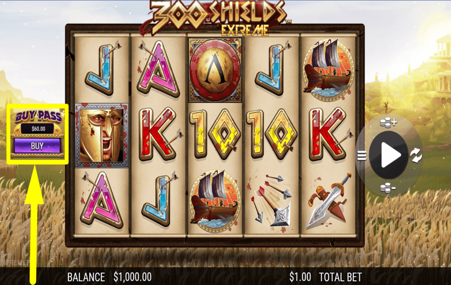 300 Shields Extreme ZAHLEN SIE FÜR DEN BONUS.