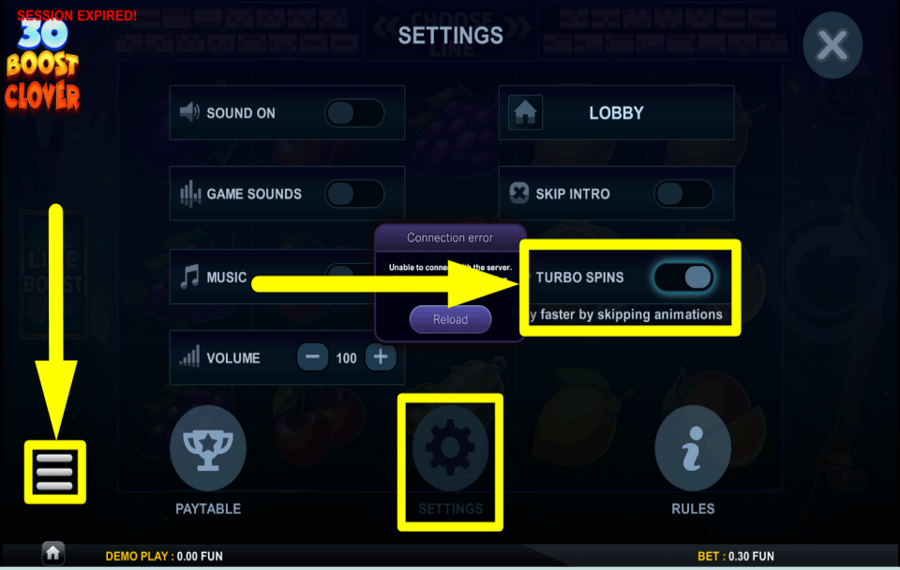 30 Boost Clover CONTROL THE PACE.