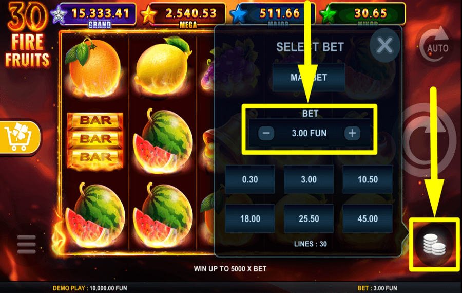 30 Fire Fruits SET THE STAKE.