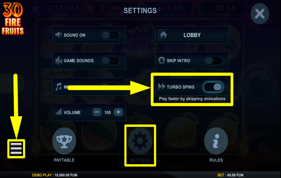 30 Fire Fruits STEP UP THE PACE.