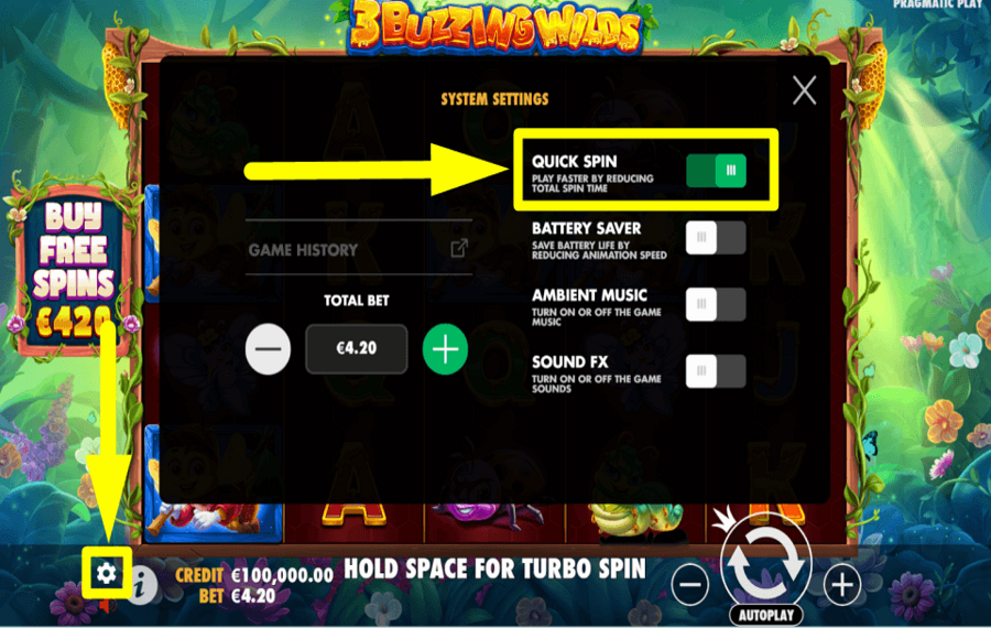 3 Buzzing Wilds STEIGERN SIE IHRE GESCHWINDIGKEIT.