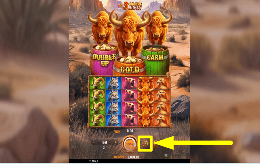 3 Charge Bison PROCEED AUTOMATICALLY.