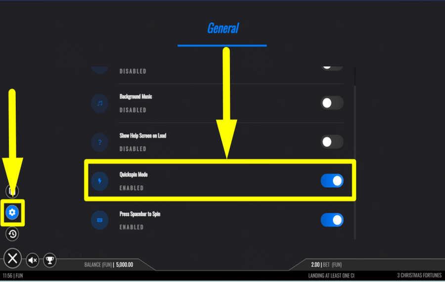 3 Christmas Fortunes SPEED UP THE GAME.