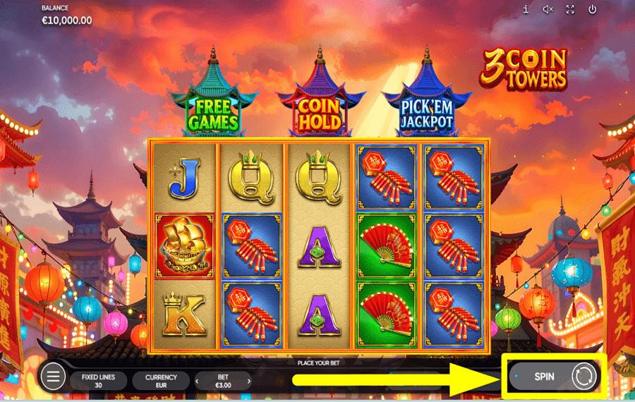 3 Coin Towers POURSUIVEZ LE PRIX.