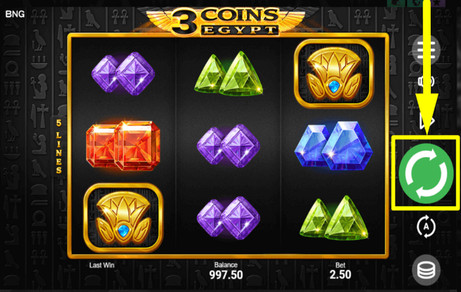 3 Coins Egypt TIME TO PLAY.