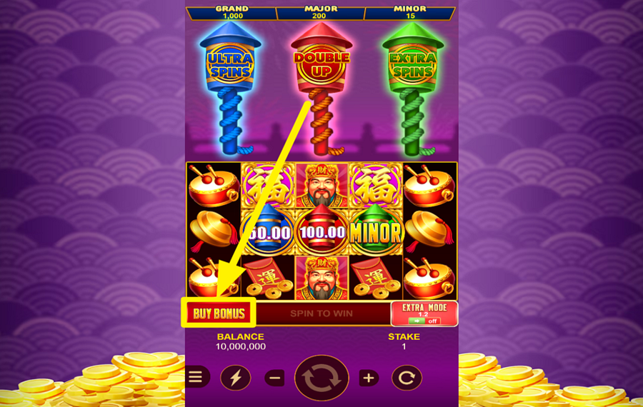 3 Combo Lucky Crackers ACHETEZ UNE FONCTIONNALITÉ BONUS.
