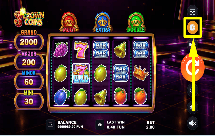 3 Crown Coins SHOP FOR BONUSES.