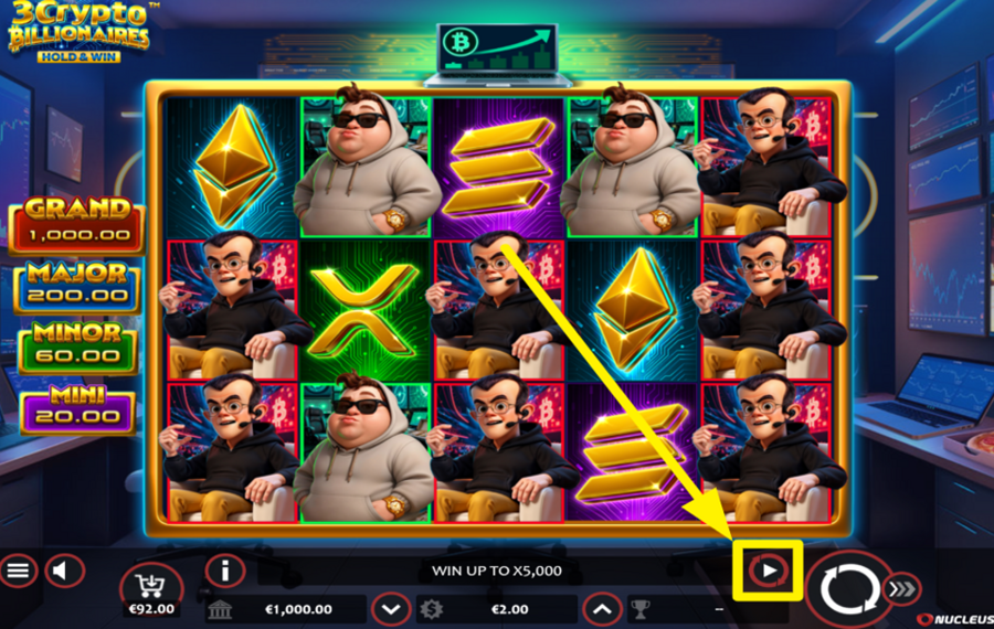 3 Crypto Billionaires Hold and Win USE AUTOMATED SPINS.