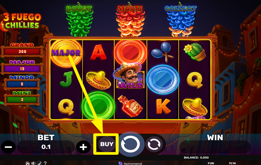 3 Fuego Chillies OTTIENI UN BONUS!