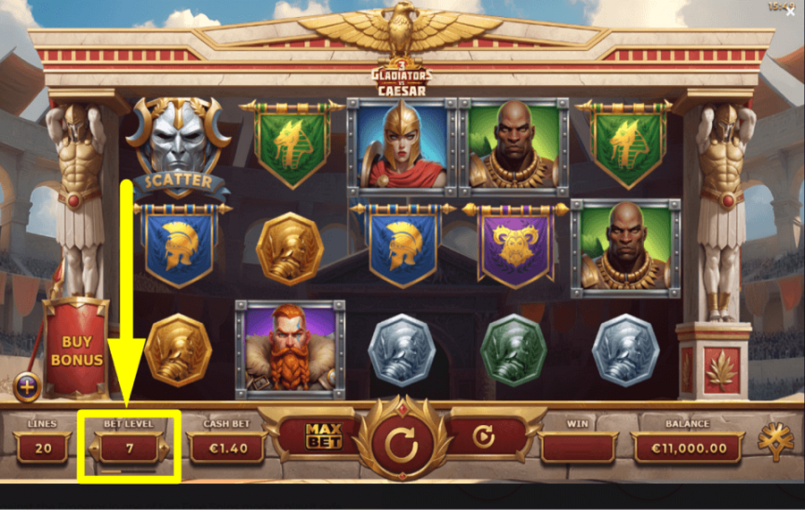 3 Gladiators vs Caesar СДЕЛАЙТЕ ОБЩУЮ СТАВКУ.