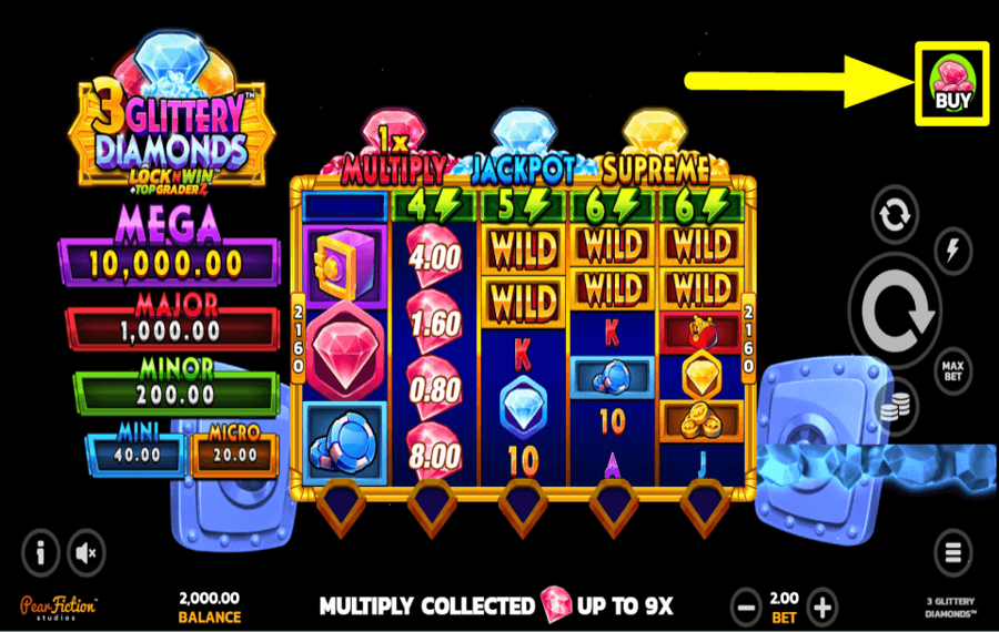 3 Glittery Diamonds KAUFEN SIE BONUSANGEBOTE.