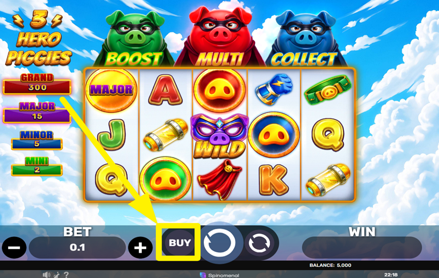3 Hero Piggies SICHERN SIE SICH EINEN BONUS!