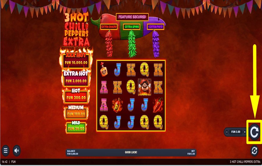 3 Hot Chilli Peppers Extra SPIELE UM PREISE.
