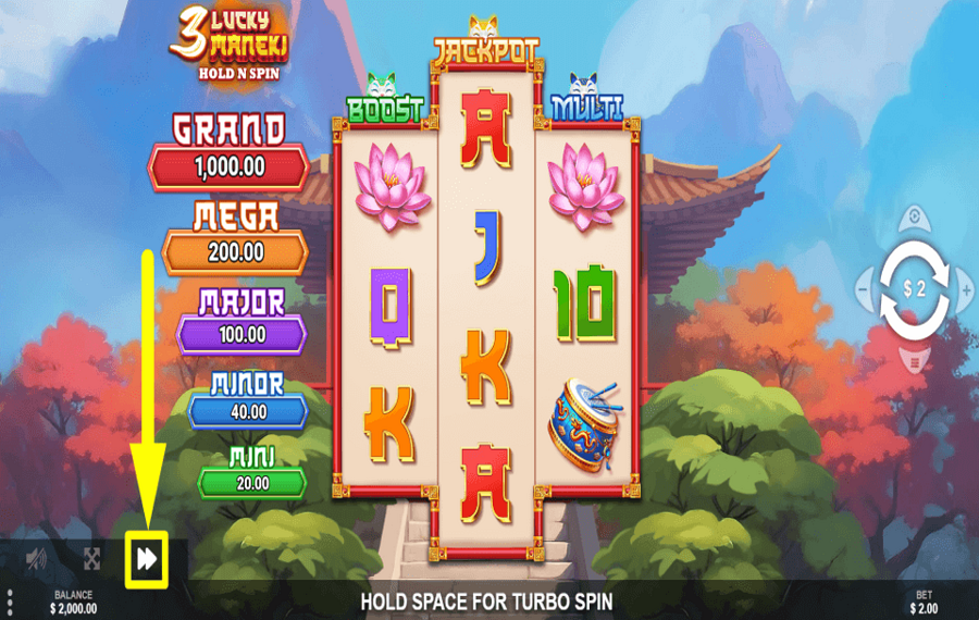 3 Lucky Maneki Hold N Spin Slot by Wizard Games | Play for Free