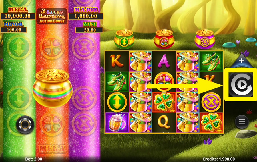 3 Lucky Rainbows Action Boost GIRA I RULLI.