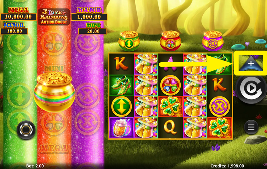 3 Lucky Rainbows Action Boost VELOCIZZA IL GIOCO!