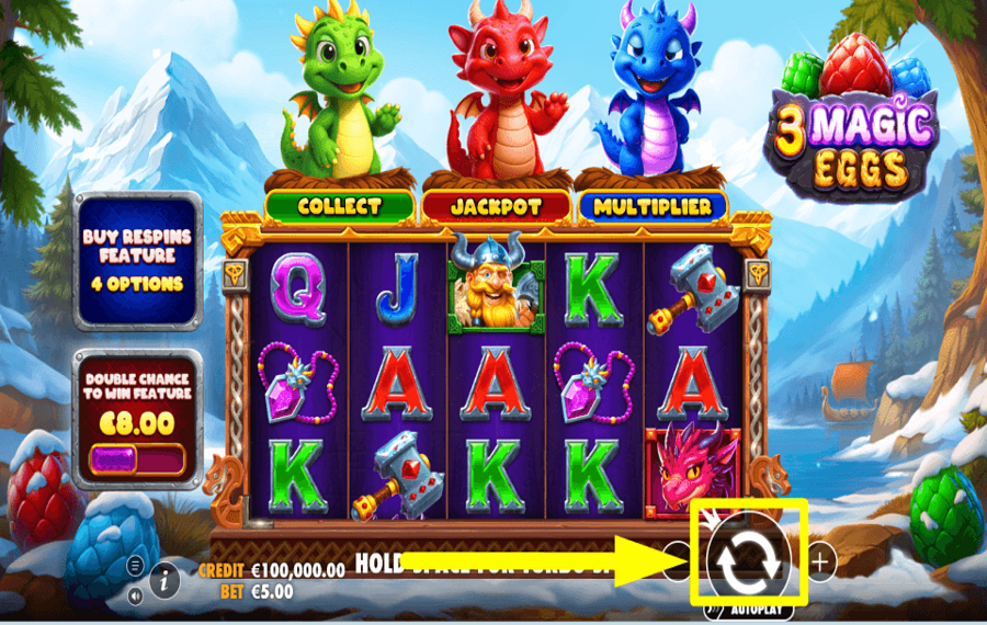 3 Magic Eggs ПОРА ИГРАТЬ В АЗАРТНЫЕ ИГРЫ.