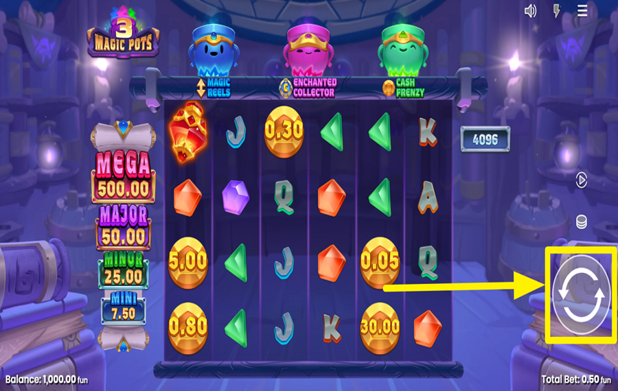 3 Magic Pots GIRA PER LA VITTORIA!