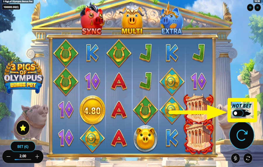 3 Pigs of Olympus Bonus Pot ATIVE A APOSTA QUENTE!