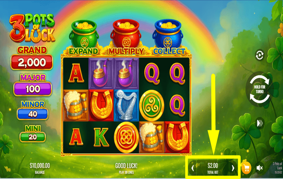 3 Pots of Luck HAZ TU APUESTA.