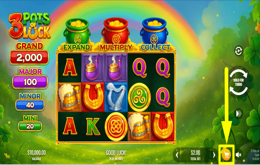 3 Pots of Luck RECLAMACIÓN RECHAZADA.